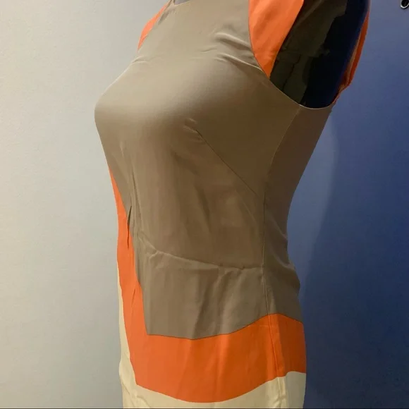 🌟 “FRENCH CONNECTION” satin dress in pastel colours with Lining Inside. - Picture 11 of 13